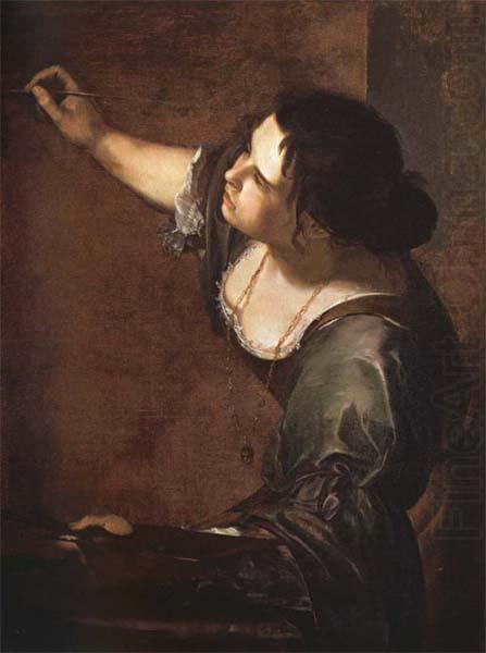 Artemisia gentileschi Self-Portrait as an Allegory of Painting china oil painting image